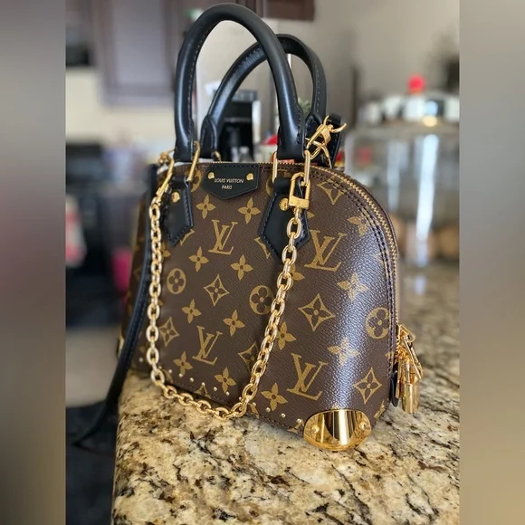 BB canvas stud chain small handbag New - Picture 3 of 9